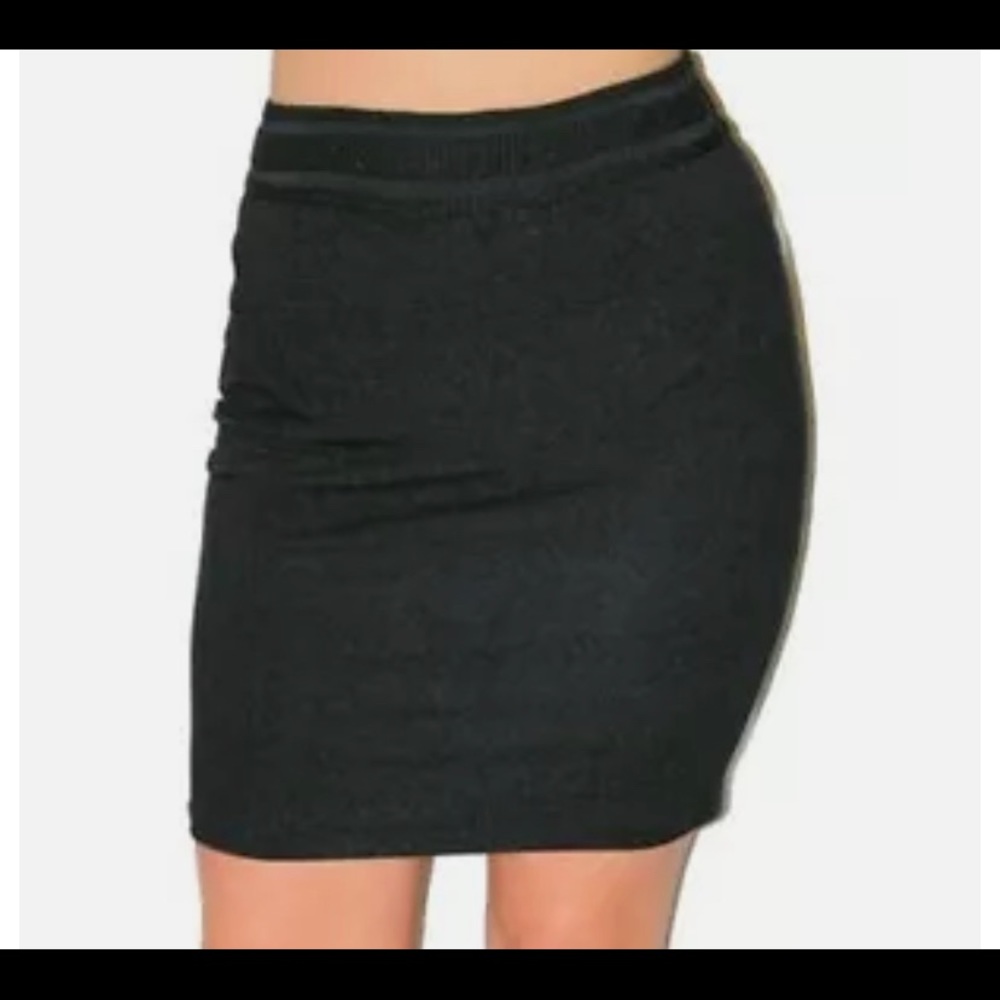 Sexy Dark Denim Look Tight Pencil Mini Short Skirt Casual Work Eyerday Wear New